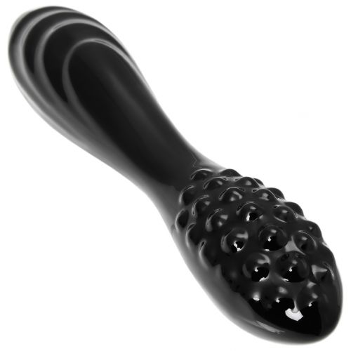 Двусторонний фаллос из стекла Satisfyer Dazzling Crystal 1 черный 18 см