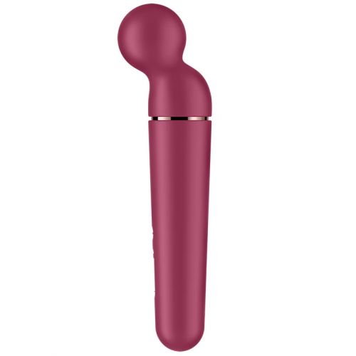 Перезаряжаемый вибромассажер с плавающей головкой Satisfyer Planet Wand-er Rose