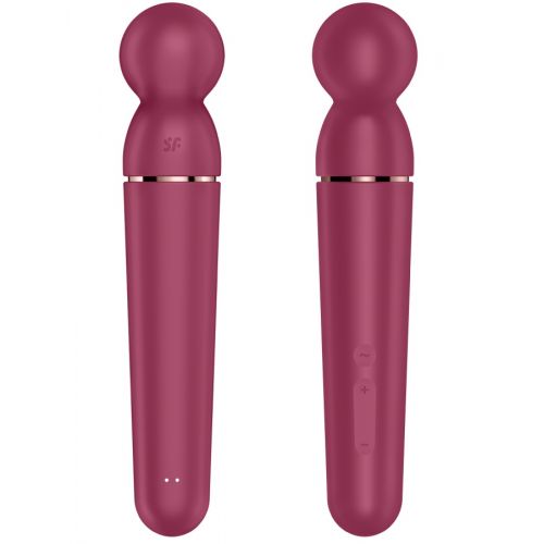 Перезаряжаемый вибромассажер с плавающей головкой Satisfyer Planet Wand-er Rose