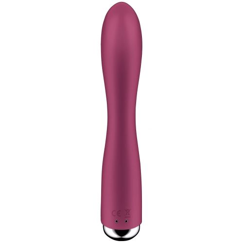 Вибратор для точки G с клиторальным стимулятором и ротацией Satisfyer Spinning Rabbit 1 Red