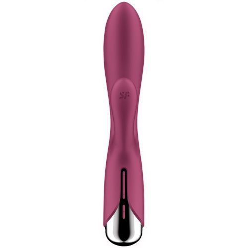 Вибратор для точки G с клиторальным стимулятором и ротацией Satisfyer Spinning Rabbit 1 Red