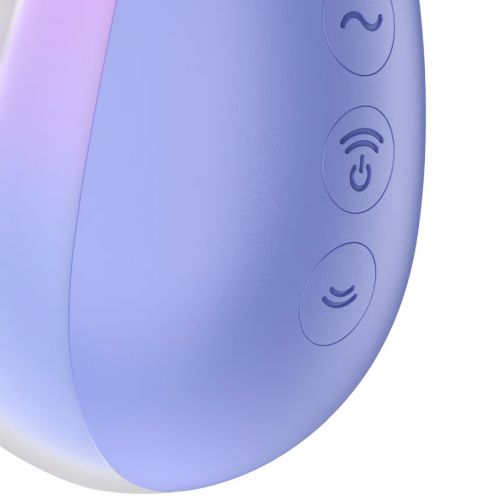 Вакуумно-волновой стимулятор с вибрацией Satisfyer Pixie Dust лилово-розовый