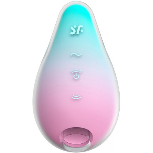 Вакуумно-волновой стимулятор с вибрацией Satisfyer Mermaid Vibes мятно-розовый