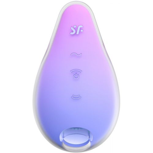Вакуумно-волновой стимулятор с вибрацией Satisfyer Mermaid Vibes лилово-розовый