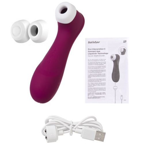 Вакуумно-волновой бесконтактный смарт-стимулятор Satisfyer Pro 2 Generation 3 Connect App