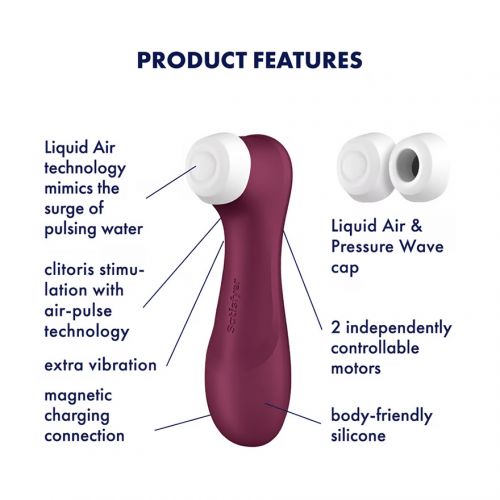 Вакуумно-волновой бесконтактный смарт-стимулятор Satisfyer Pro 2 Generation 3 Connect App
