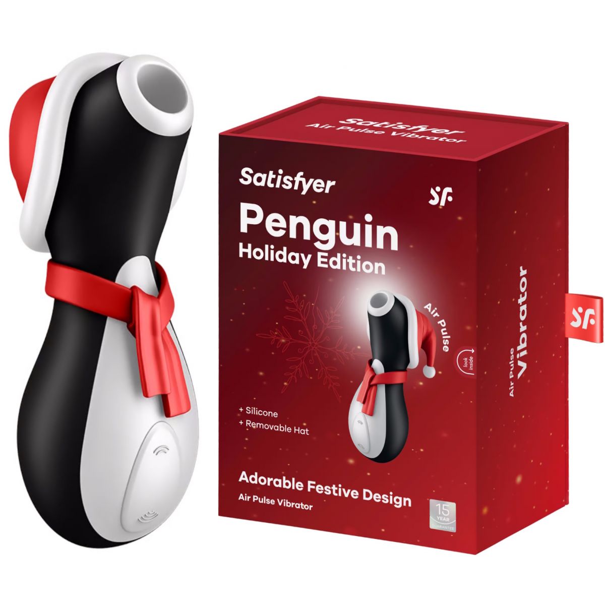 Бесконтактный стимулятор клитора Satisfyer Penguin Holiday Edition