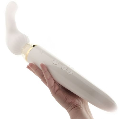 Перезаряжаемый смарт-массажер с насадкой для точки G Satisfyer Double Wand-er ДЕФОРМИРОВАННАЯ УПАКОВКА