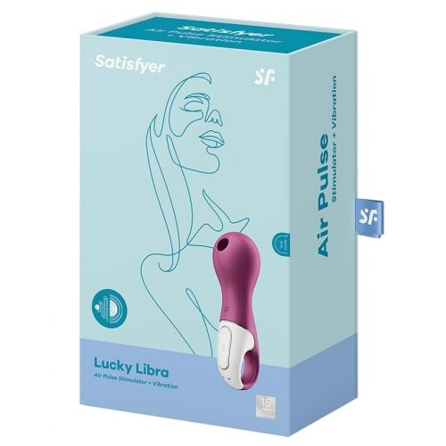 Вакуумно-волновой стимулятор клитора с вибрацией Satisfyer Lucky Libra ДЕФОРМИРОВАННАЯ УПАКОВКА