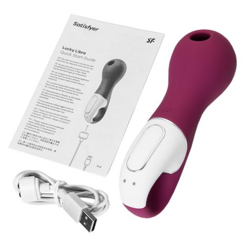 Вакуумно-волновой стимулятор клитора с вибрацией Satisfyer Lucky Libra ДЕФОРМИРОВАННАЯ УПАКОВКА