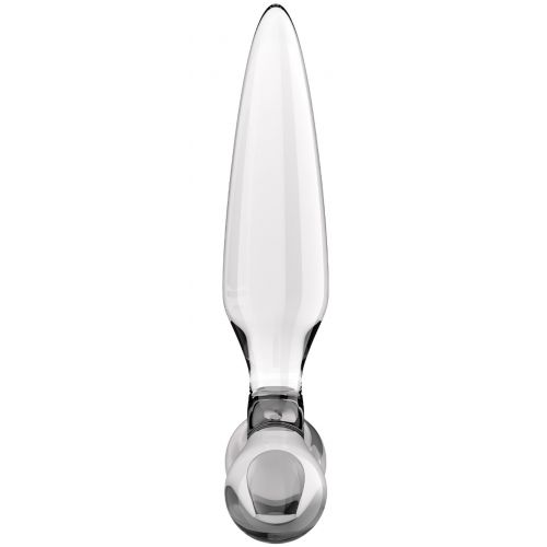 Стеклянный стимулятор 3 в 1 Satisfyer Triple Crystal 2 прозрачный 22 см
