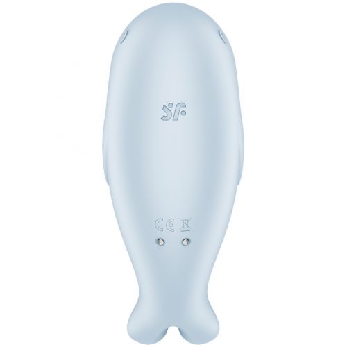 Вакуумно-волновой стимулятор клитора с вибрацией Satisfyer Seal You Soon голубой