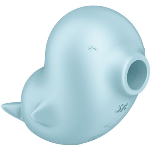 Вакуумно-волновой стимулятор с вибрацией Satisfyer Sassy Seal голубой