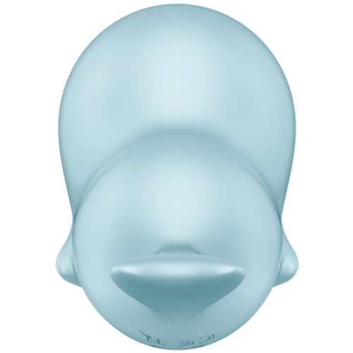 Вакуумно-волновой стимулятор с вибрацией Satisfyer Sassy Seal голубой