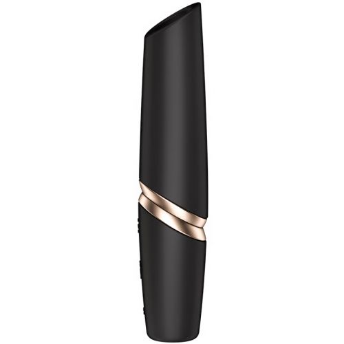 Вакуумно-волновой мини-стимулятор клитора с вибрацией помада Satisfyer Perfect Kiss