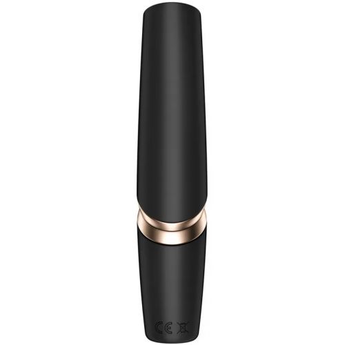 Вакуумно-волновой мини-стимулятор клитора с вибрацией помада Satisfyer Perfect Kiss
