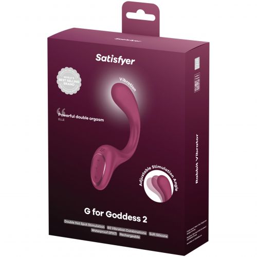 Вибратор для стимуляции зоны G Satisfyer G for Goddess 2 бордовый