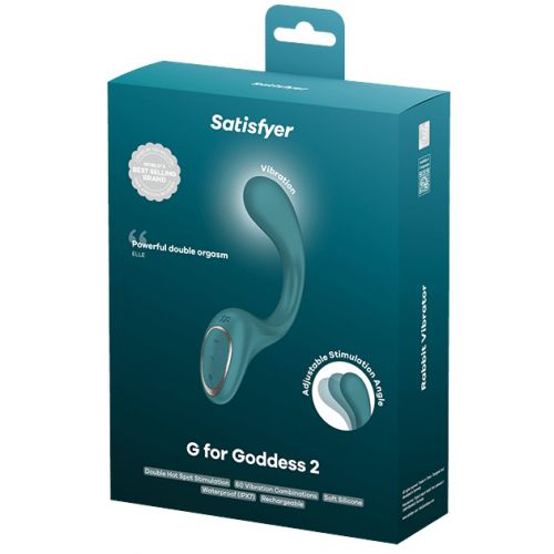 Вибратор для стимуляции зоны G Satisfyer G for Goddess 2 зеленый