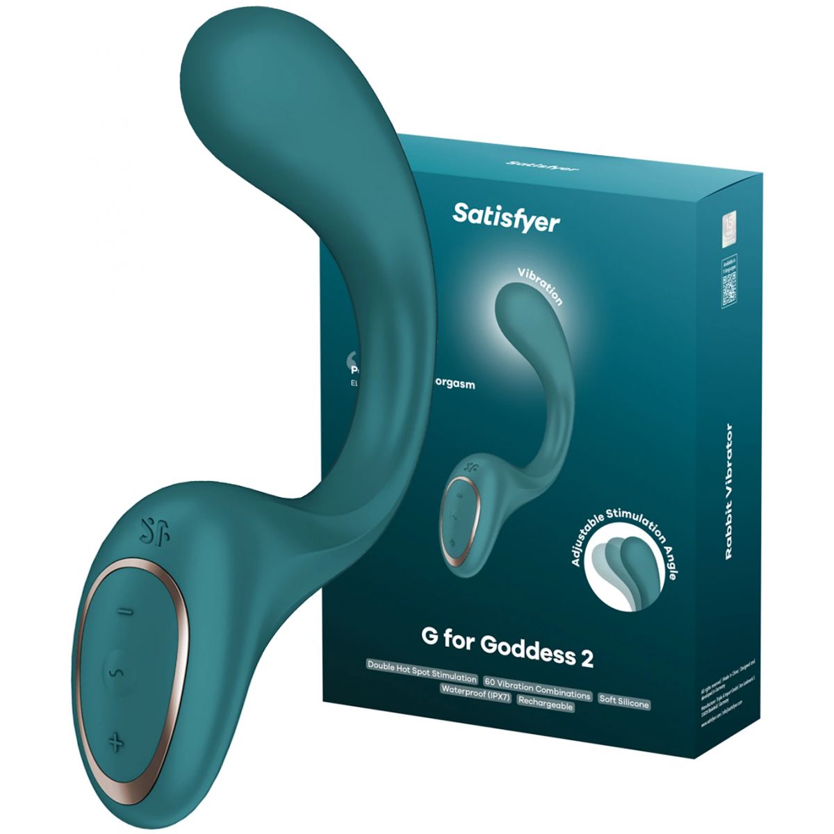Вибратор для стимуляции зоны G Satisfyer G for Goddess 2 зеленый