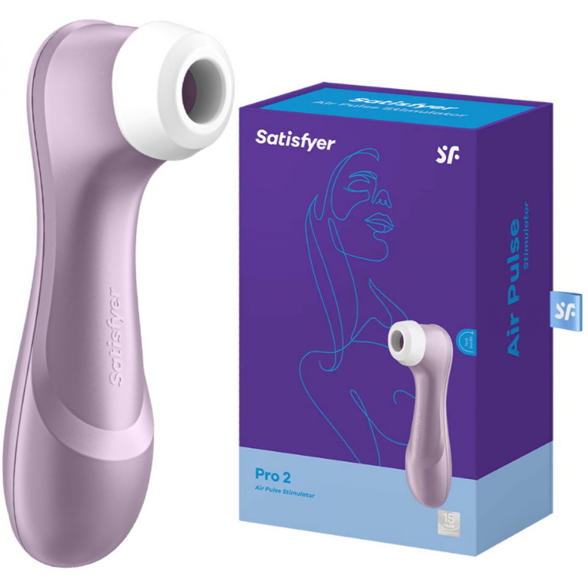 Вакуумно-волновой стимулятор клитора Satisfyer Pro 2 фиолетовый