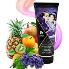 Съедобный массажный крем Shunga Exotic Fruits со вкусом экзотических фруктов 200 мл