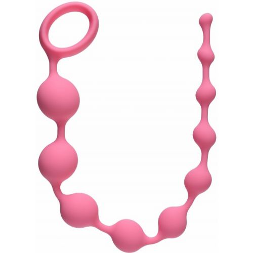 Длинная анальная цепочка Long Pleasure Chain Pink