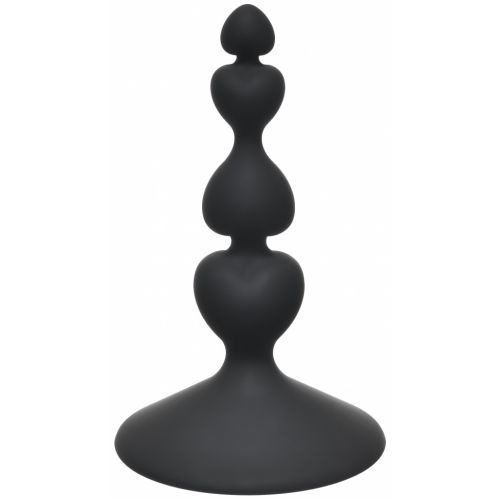 Анальная елочка на присоске First Time Sweetheart Plug Black