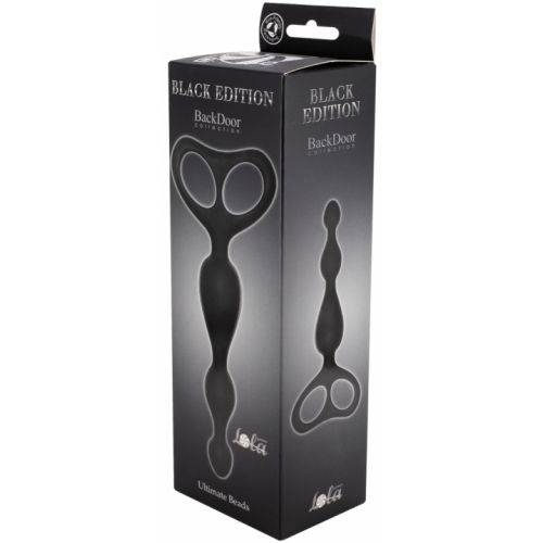 Анальная елочка Ultimate Beads Black