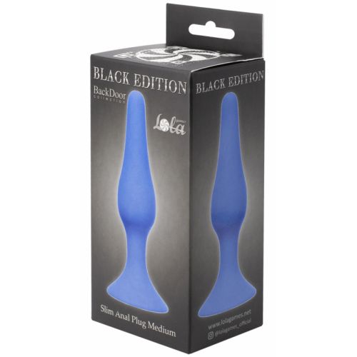 Анальная втулка Slim Anal Plug M Blue