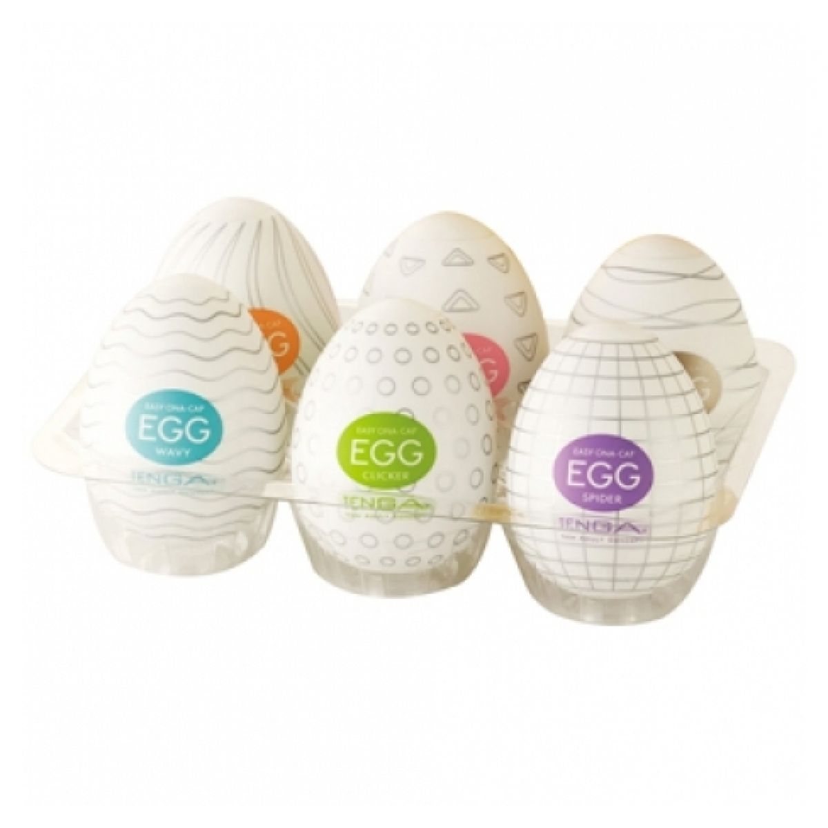 Мастурбатор Tenga Egg Hard-Boiled Misty EGG-009 - Tenga - Не анатомические мастурбаторы - Купить