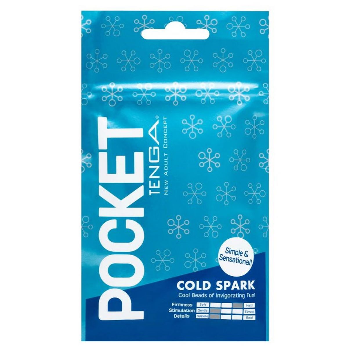 Карманный мастурбатор с охлаждающим эффектом Tenga Pocket Cold Spark