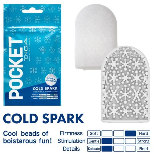Карманный мастурбатор с охлаждающим эффектом Tenga Pocket Cold Spark