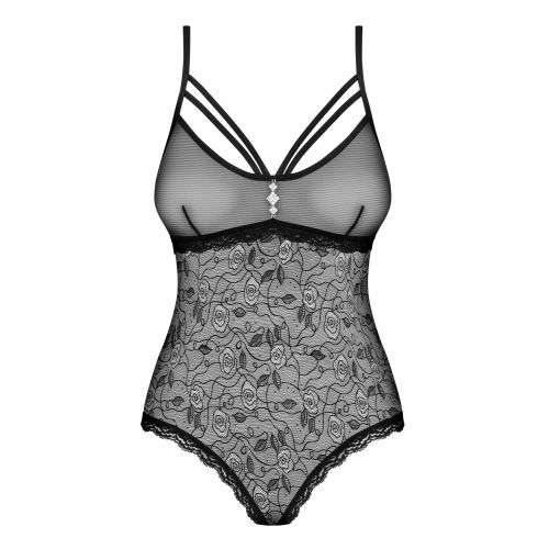 Элегантное прозрачное боди с доступом S/M