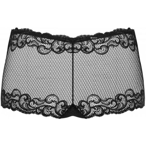 Черные трусики-шортики Obsessive 830-SHO-1 S/M
