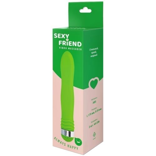 Многофункциональный вибратор Sexy Friend салатовый