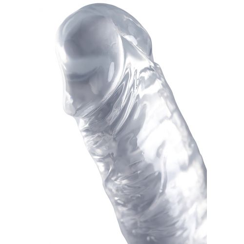 Двухголовый прозрачный фаллоимитатор Toyfa Double Dildo 40 см