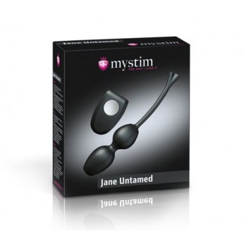 Вагинальные шарики с вибрацией и электростимуляцией MyStim Jane Untamed