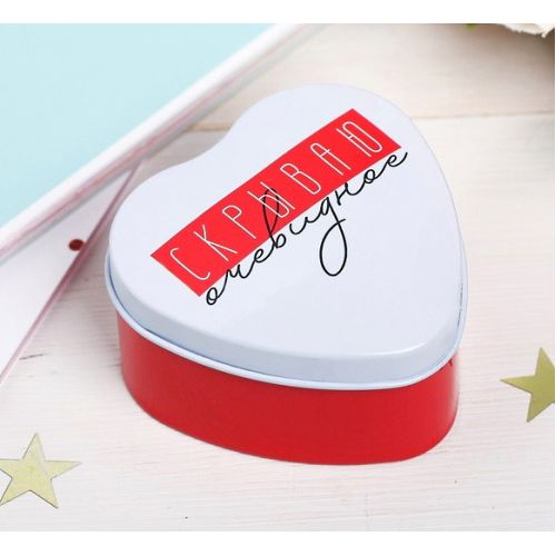 Мыльные лепестки в шкатулке-сердце Скрываю очевидное