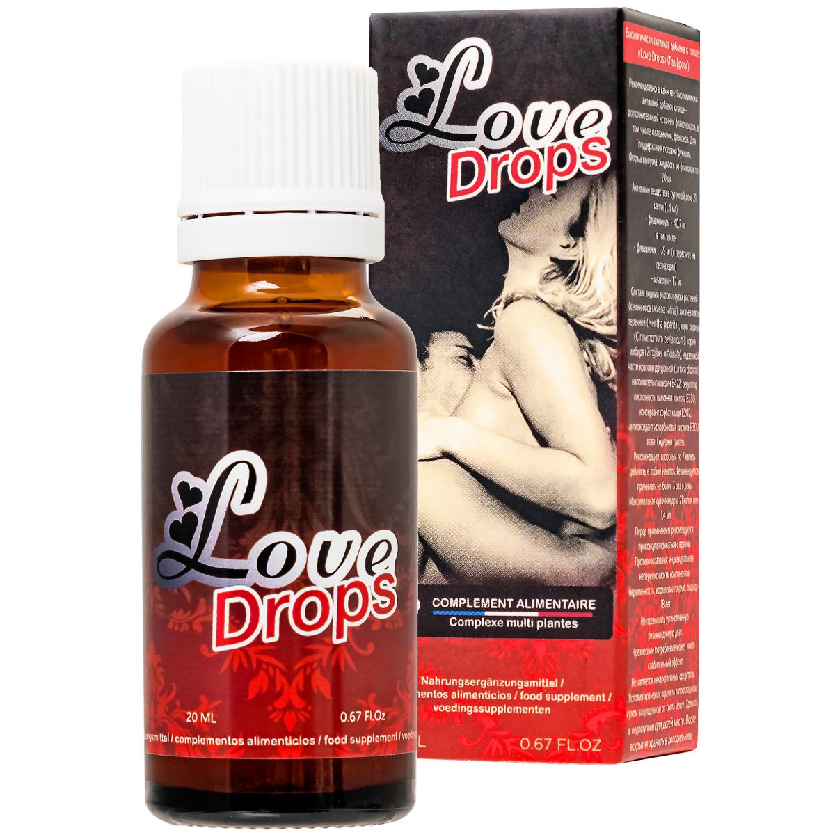 Возбуждающие капли для мужчин и женщин Ruf Love Drops 20 мл