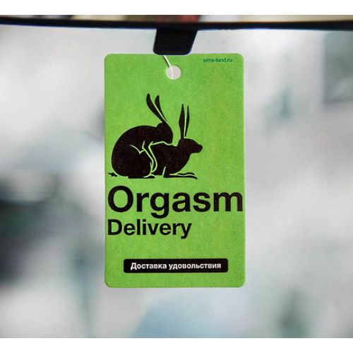 Ароматизатор в авто бумажный Orgasm, аромат парфюм
