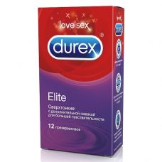 Презервативы Durex №12 Elite тонкие ..