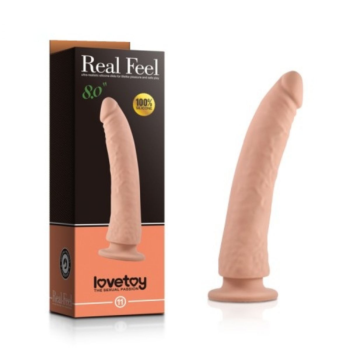 Телесный фаллоимитатор Real Feel 20,3 см