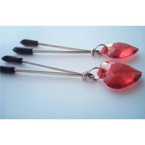 Зажимы для сосков с сердечками