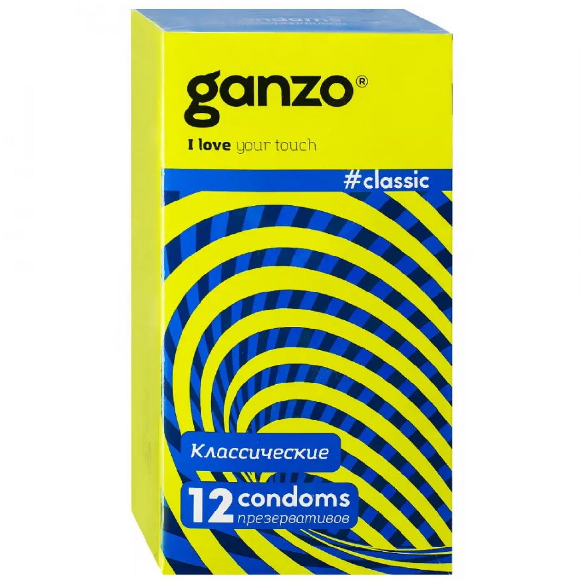 Презервативы Ganzo №12 Classic классические с обильной смазкой