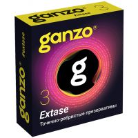 Презервативы Ganzo №3 Extase точечно-ребристые