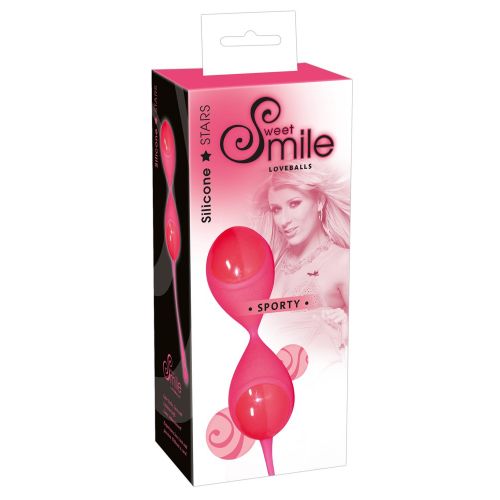 Вагинальные шарики Smile Balls розовые