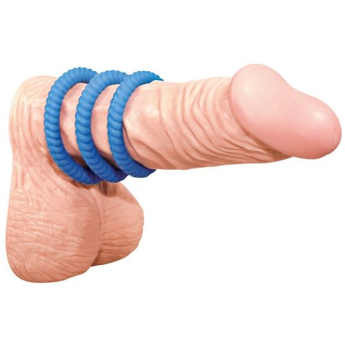 Набор эрекционных колец Lust 3 Blue Orion 