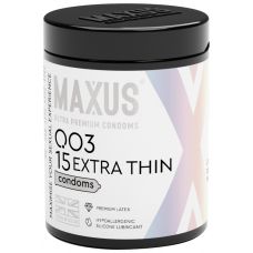 Презервативы в пластиковом кейсе Maxus №15 Extra Thin экстратонкие