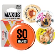 Презервативы в металлическом кейсе Maxus №3 Sensual cверхчувствительные