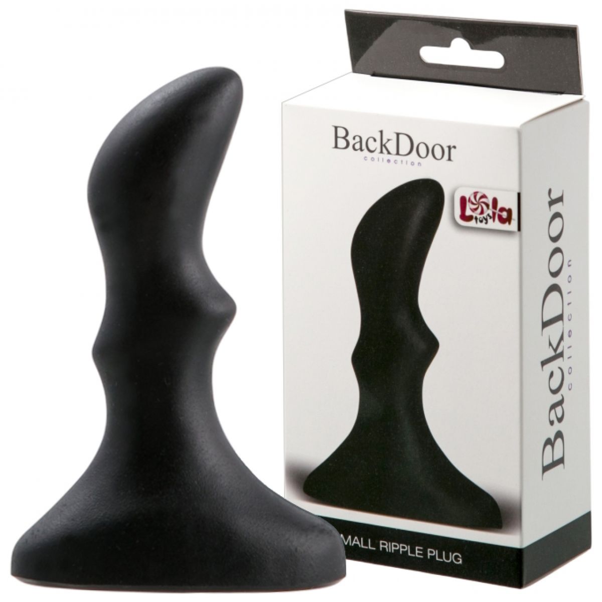 Анальная втулка с рельефом Small Ripple Plug Black